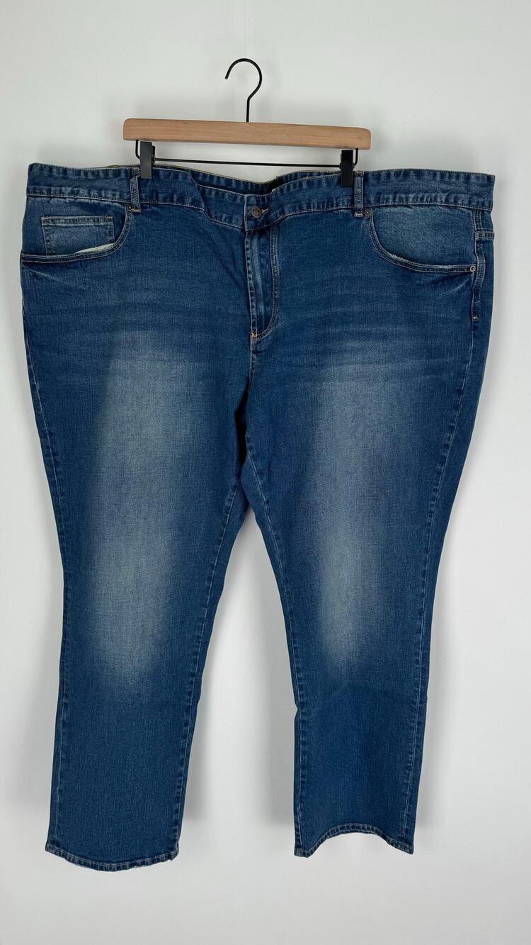 Winston Denim Jeans Mens 56 x 34 Distressed Medium Wash New